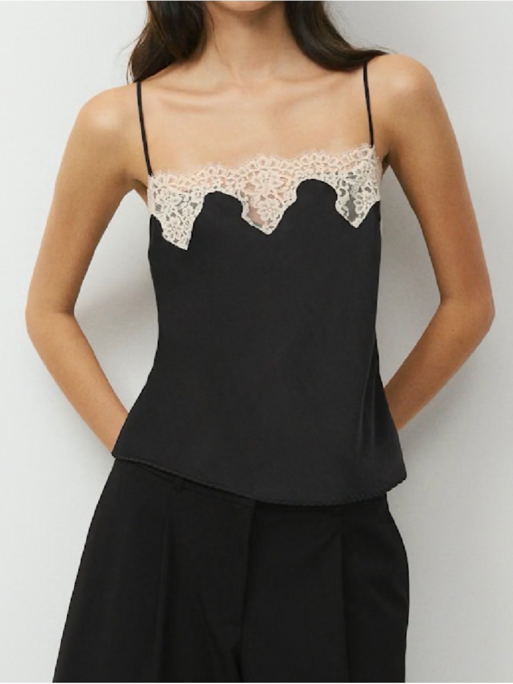 Aritzia Satin Cami Top